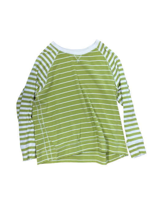 Top Ls By Eddie Bauer In Green & White, Size:2X