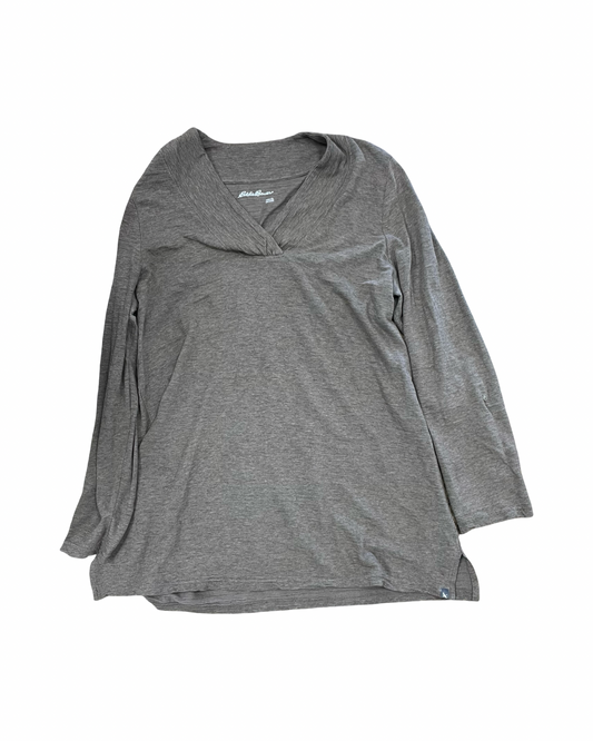 Top Ls By Eddie Bauer In Brown, Size:Xl