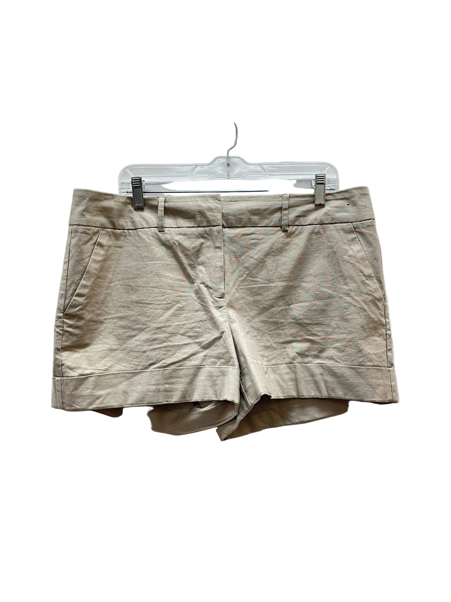 Shorts By New York And Co In Gold & Tan, Size:14