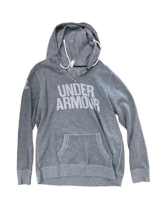 Sweatshirt Hoodie By Under Armour In Grey, Size:Xl
