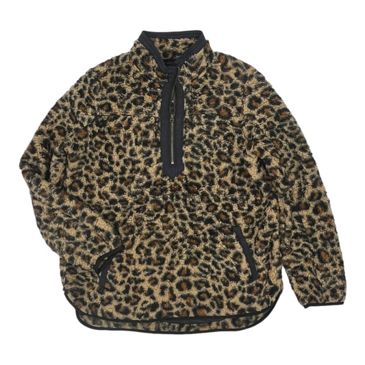 Sweatshirt Collar By Time And Tru In Animal Print, Size:L