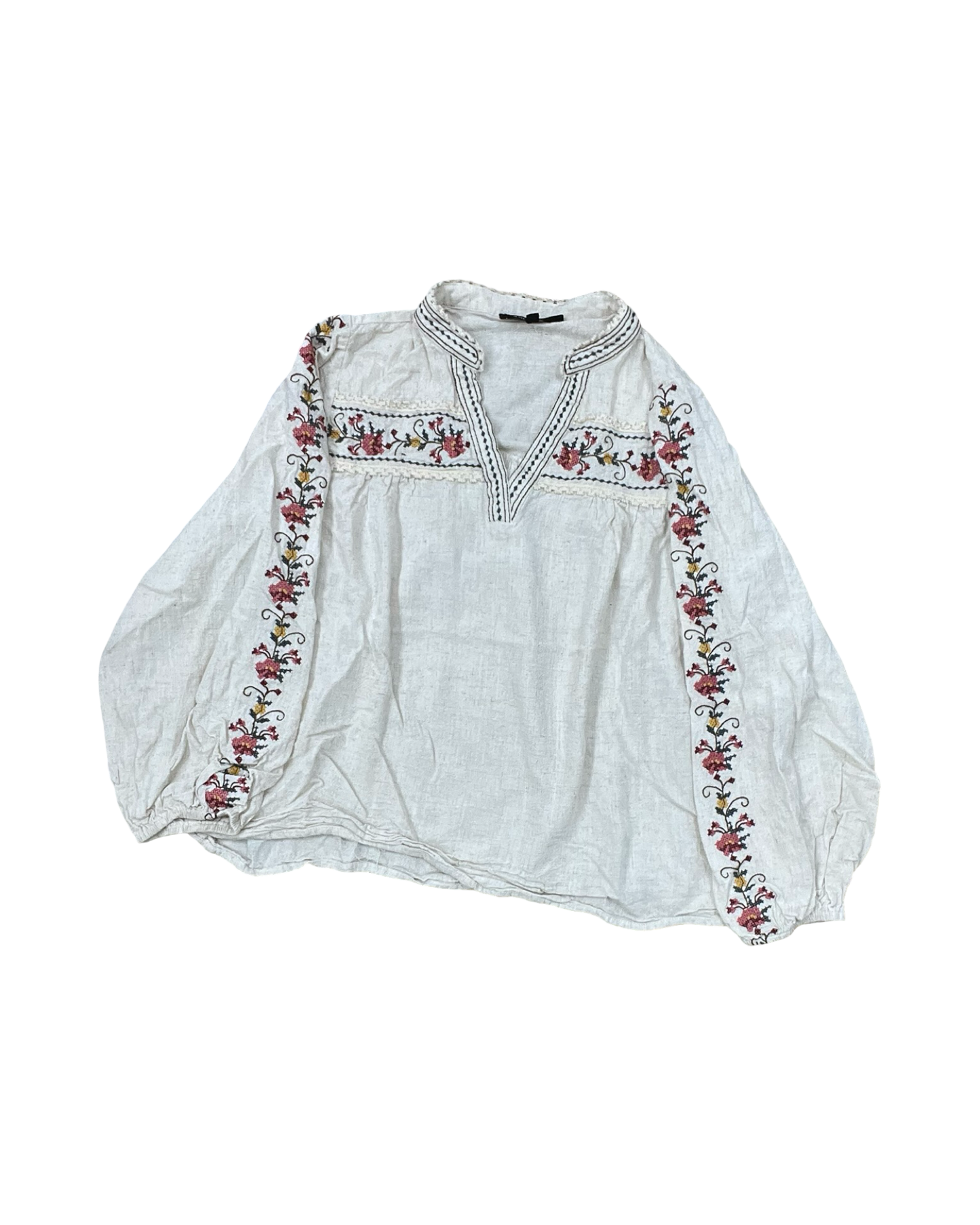 Top Ls By Clothes Mentor In Cream, Size:L