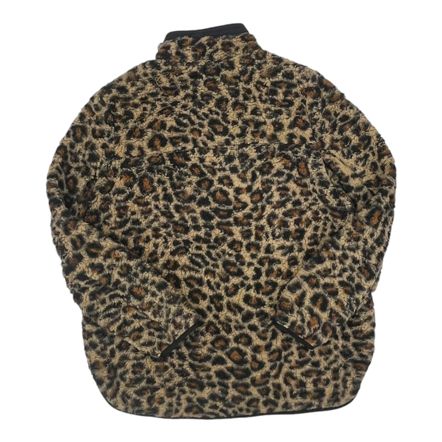 Sweatshirt Collar By Time And Tru In Animal Print, Size:L