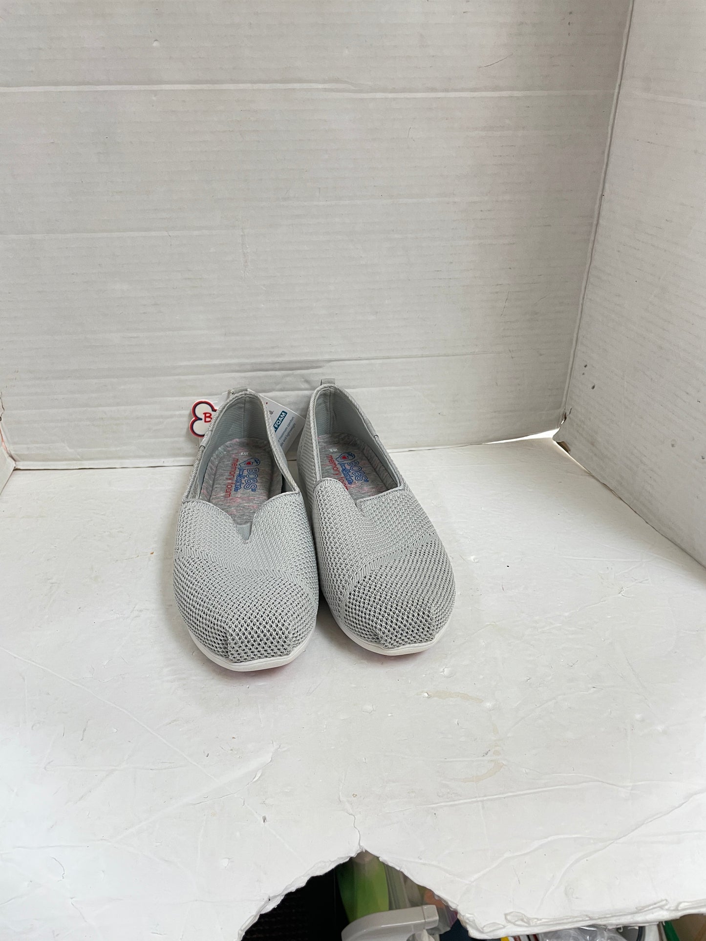 Shoes Flats By Bobs In Grey, Size:9