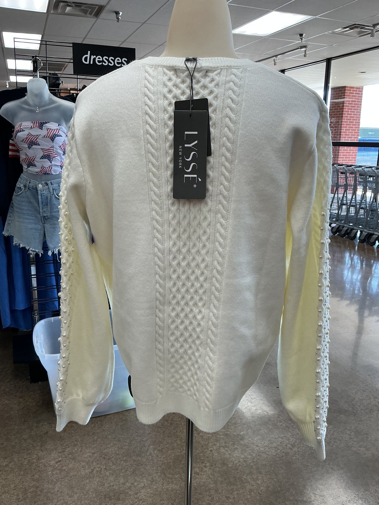 Sweater By Lysse In Cream, Size:L