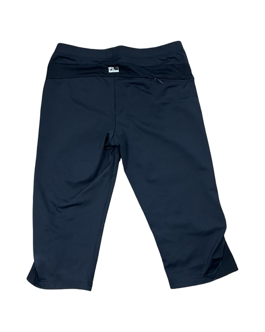 Athletic Leggings Capris By Fila In Black, Size:Xs