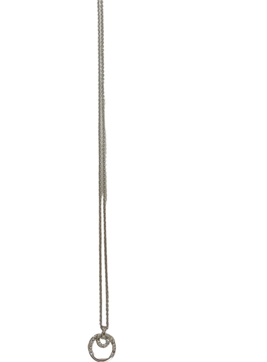 Necklace Designer By Swarovski In Silver