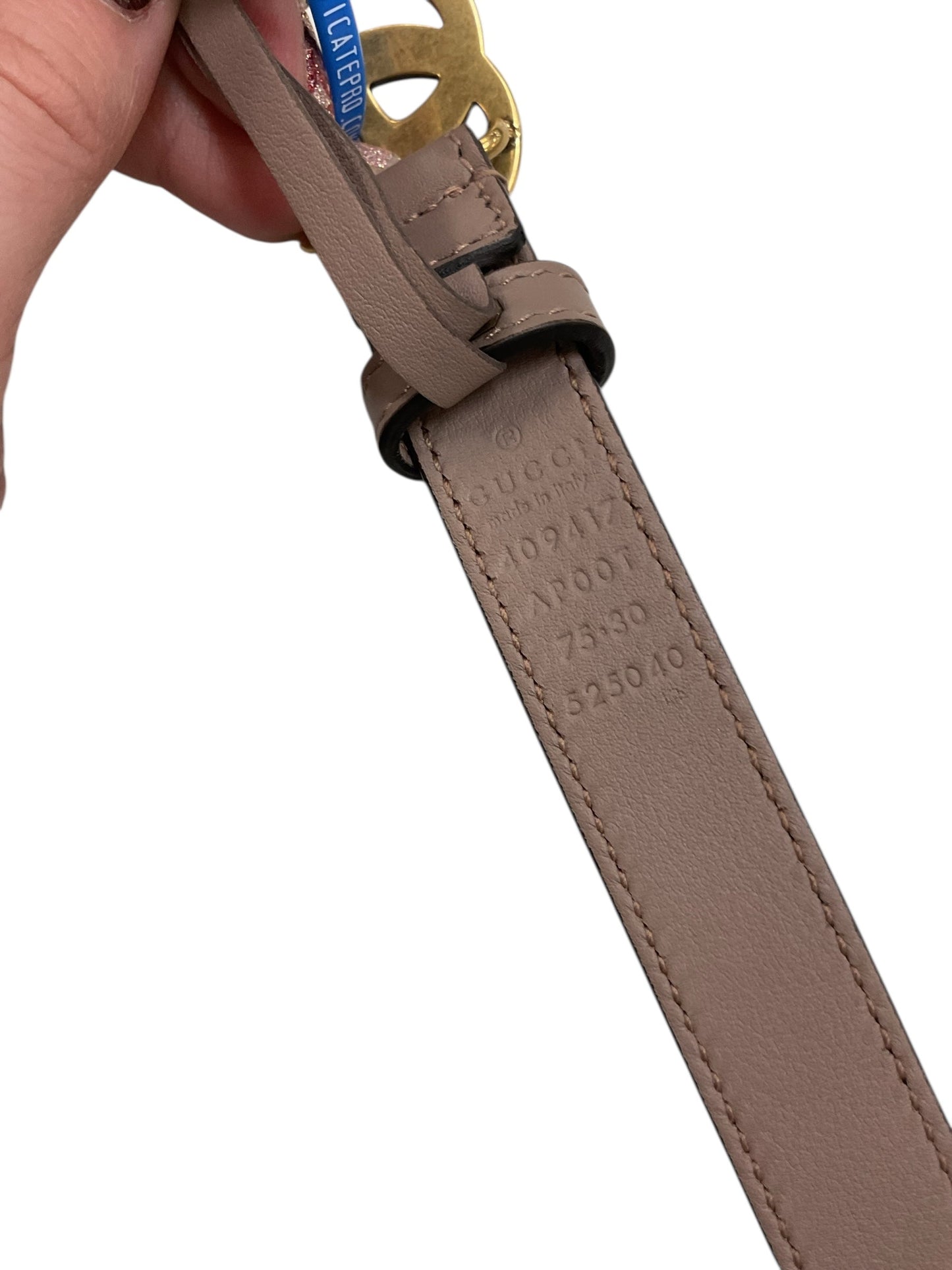 Belt Luxury Designer By Gucci In Mauve