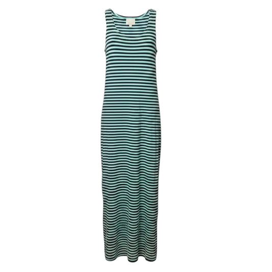 Maxi Tank Dress By Sail To Sable In Striped Pattern, Size: L