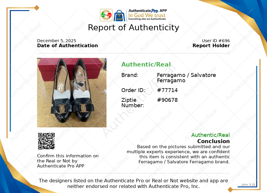 Shoes Luxury Designer By Ferragamo In Black, Size: 6.5