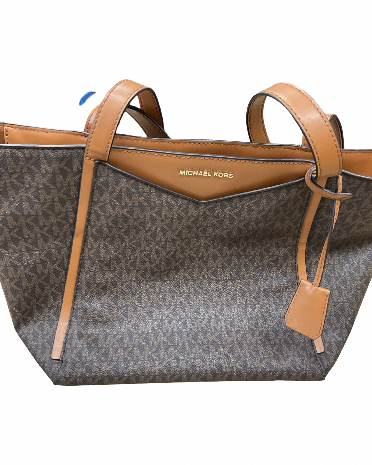 Handbag Designer By Michael Kors In Brown, Size:Large