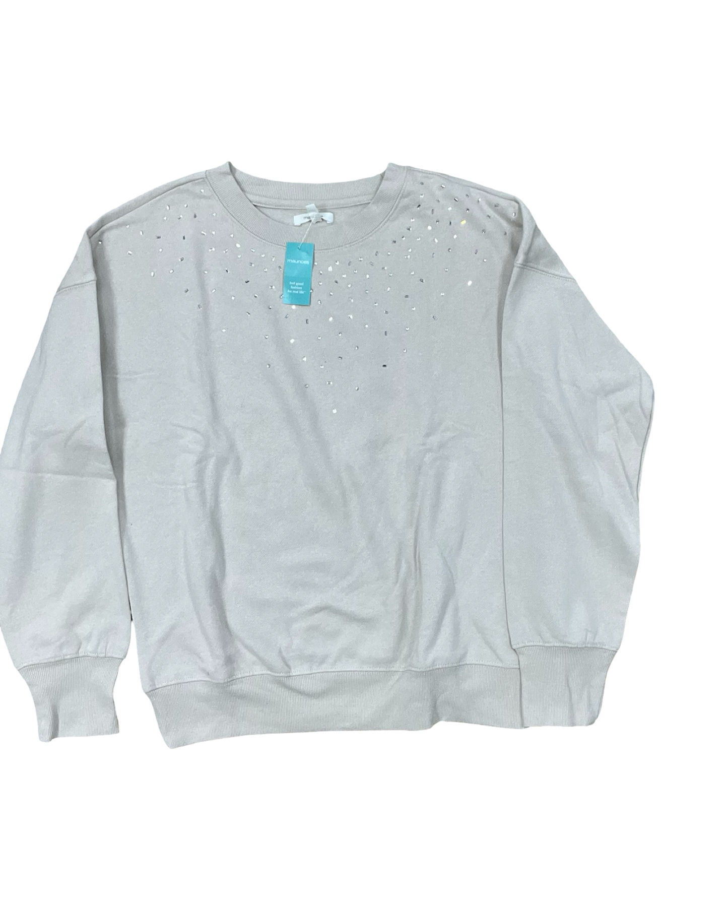 Sweatshirt Crewneck By Maurices In Beige, Size:S