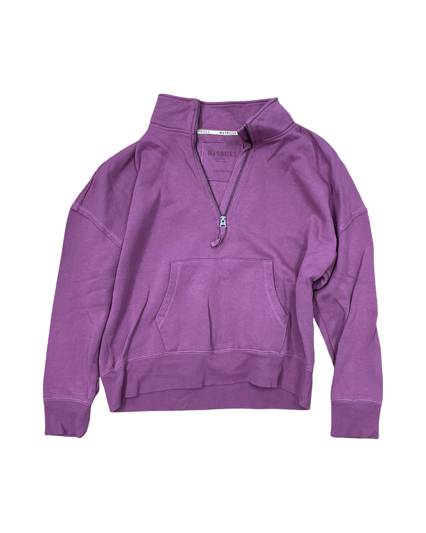 Sweatshirt Collar By Maurices In Purple, Size:M