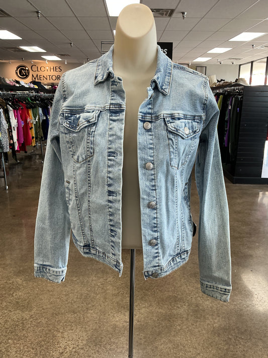 Jacket Denim By Seven 7 In Blue Denim, Size:Xs