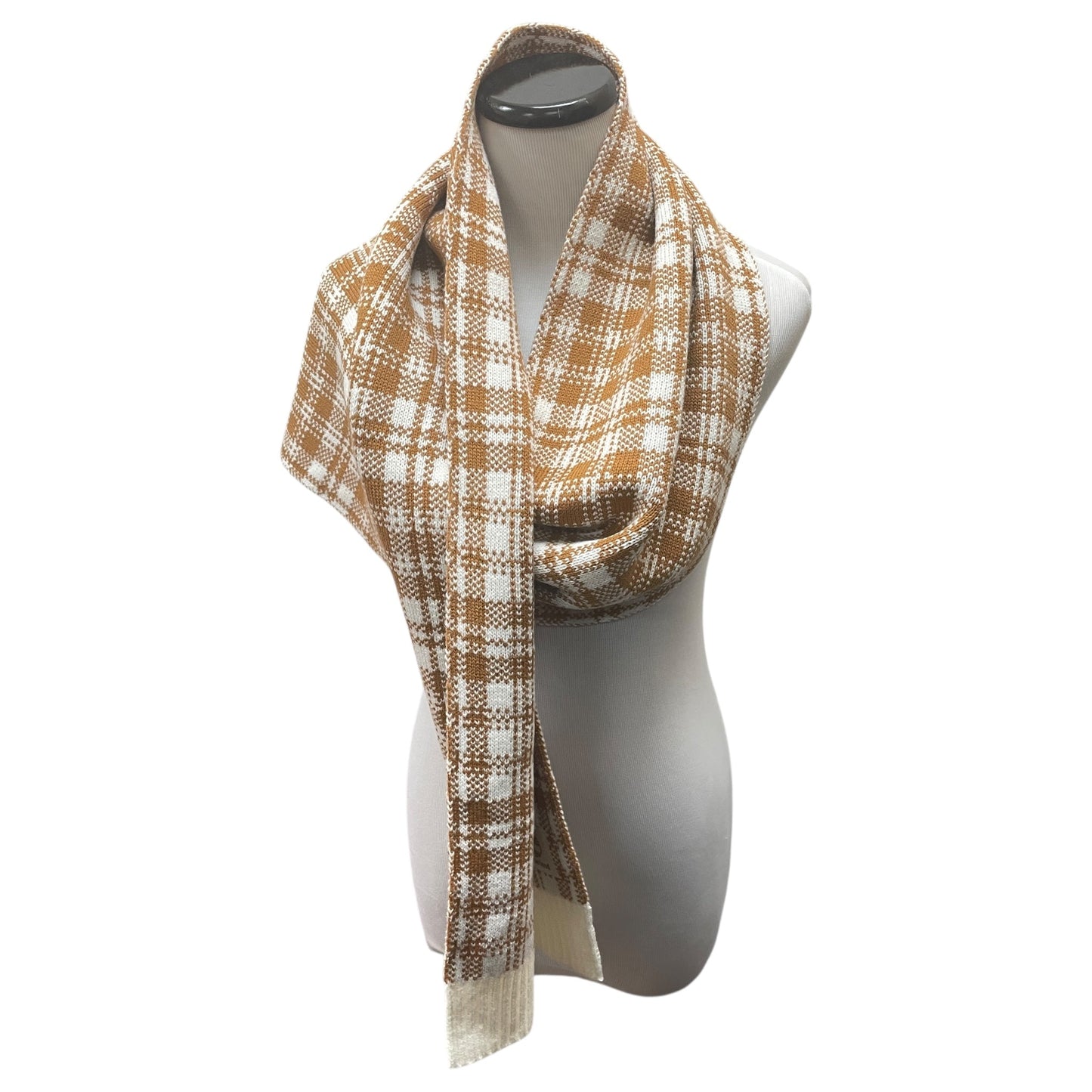 Scarf Long By Timberland In Orange & White