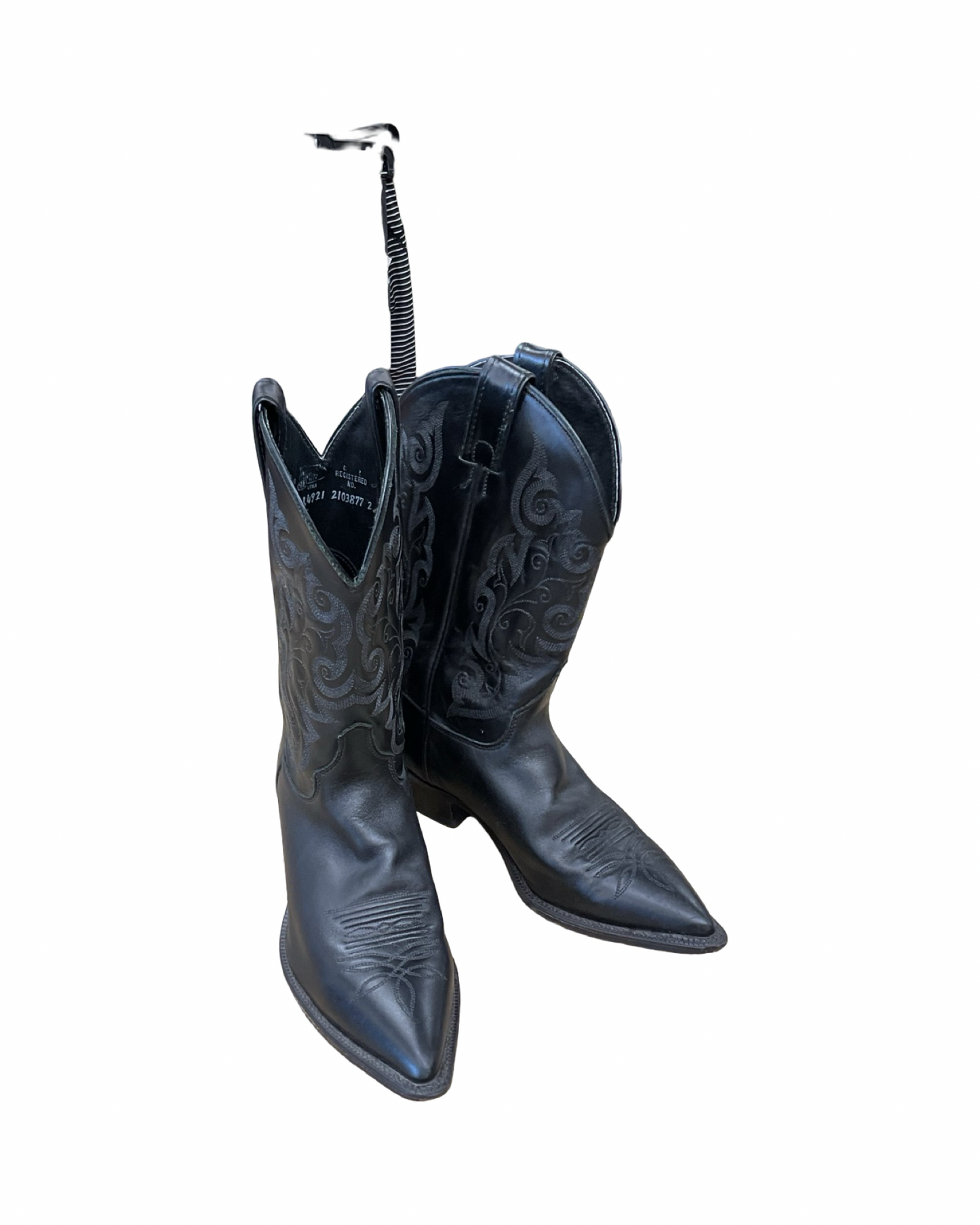 Boots Western By Justin In Black, Size:9