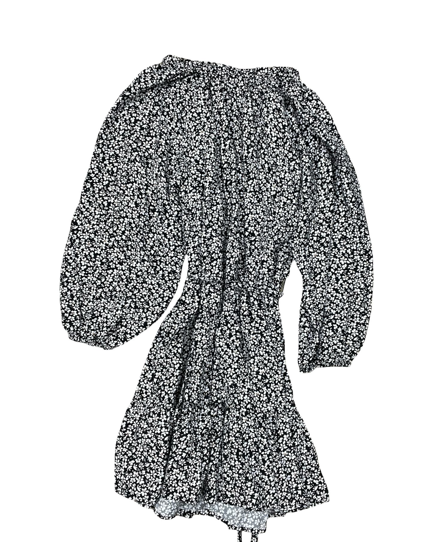 Dress Casual Midi By Sonoma In Black & White, Size:Xl