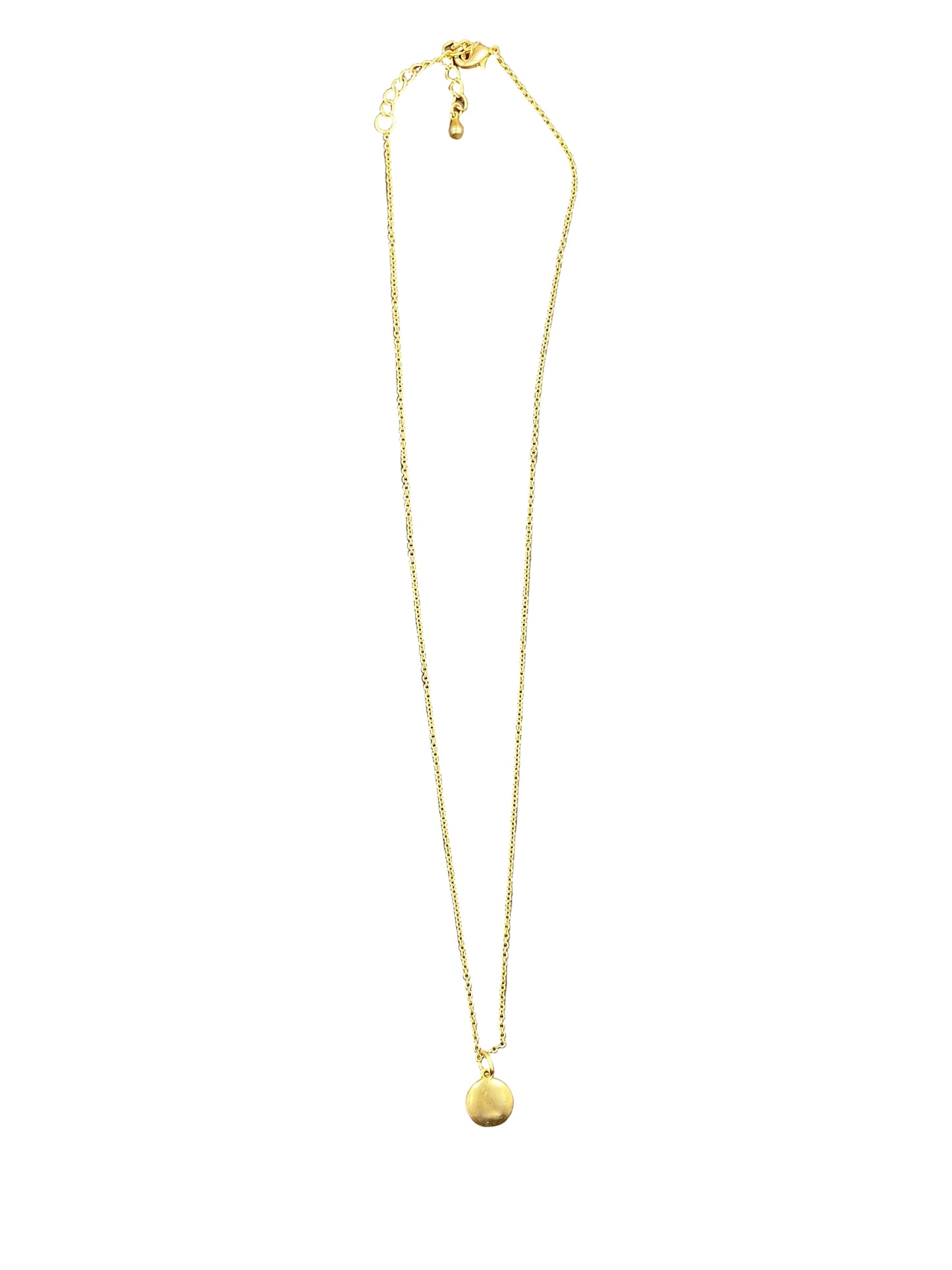 Necklace Pendant By Clothes Mentor In Gold