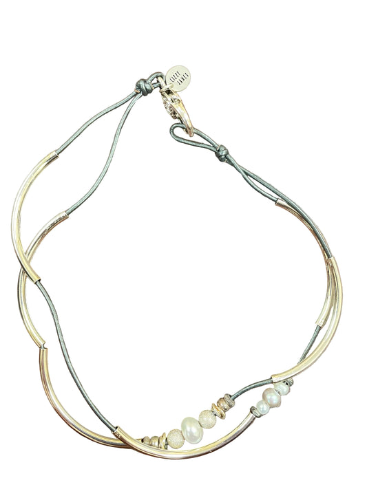 Necklace Choker & Collar By Lizzy James In Grey & Silver