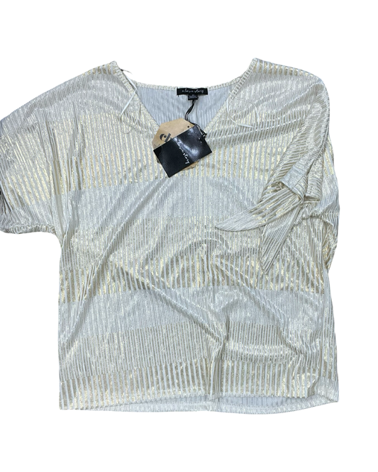 Top Ss By A Love Story In Cream, Size:3X