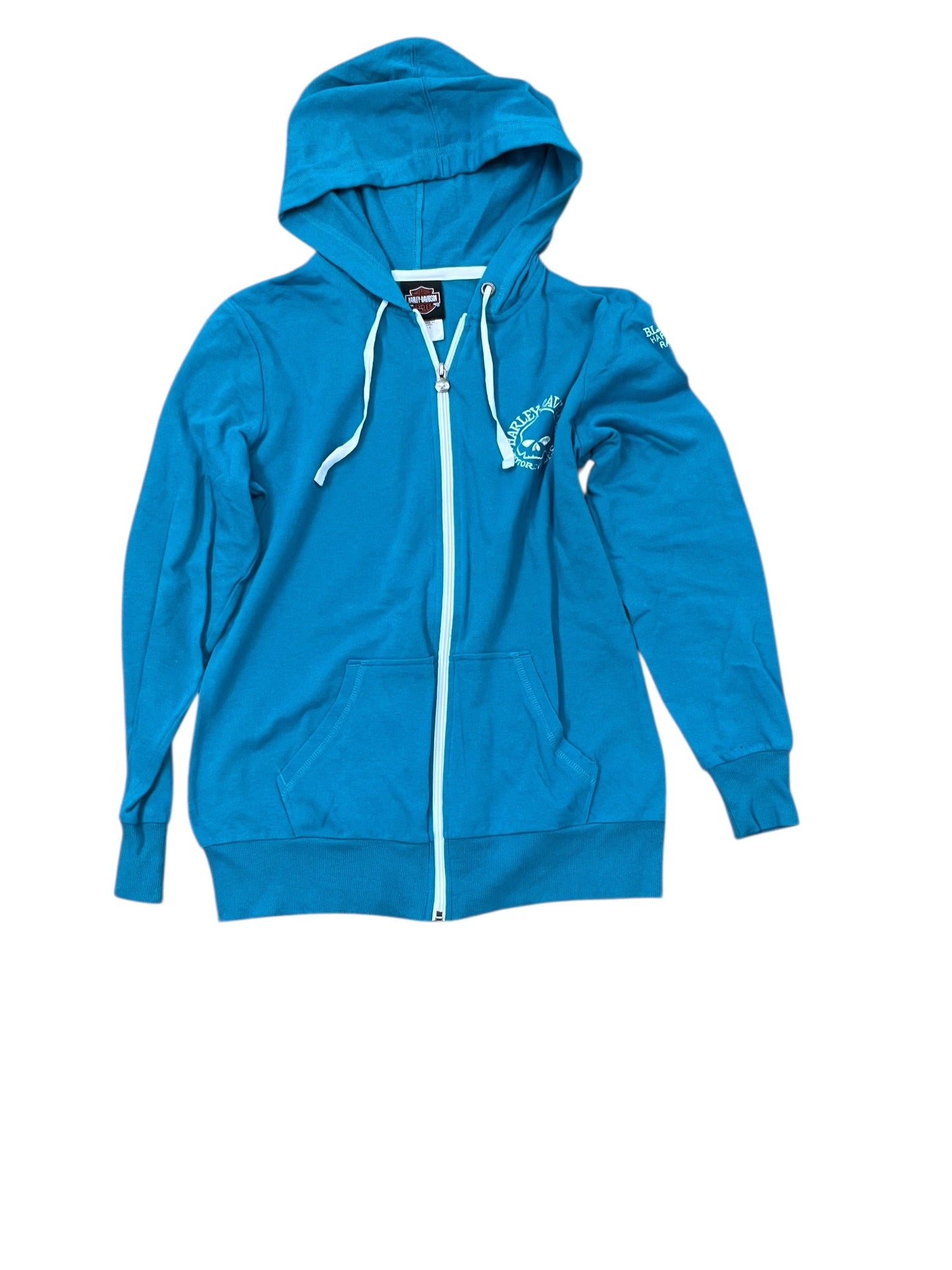 Jacket Other By Harley Davidson In Teal, Size:S