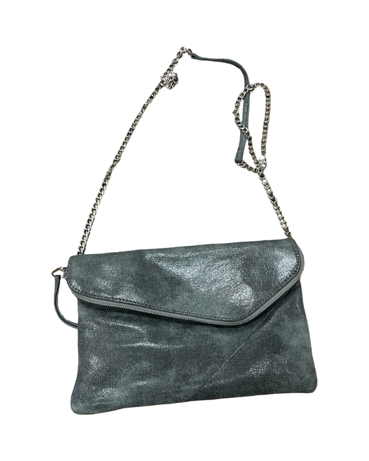 Crossbody Leather By Hobo Intl In Grey, Size:Medium