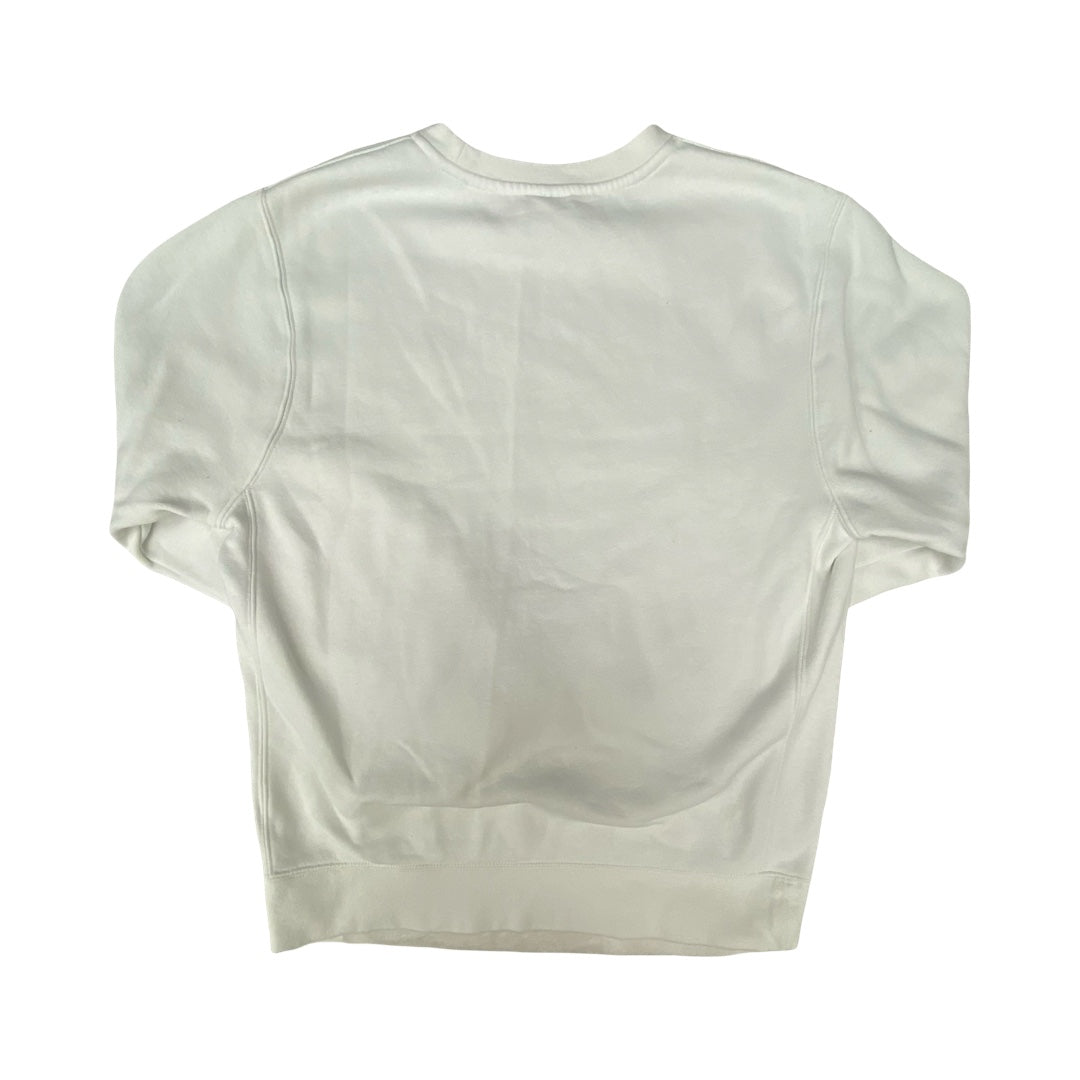 Athletic Sweatshirt Crewneck By Nike In White, Size:S