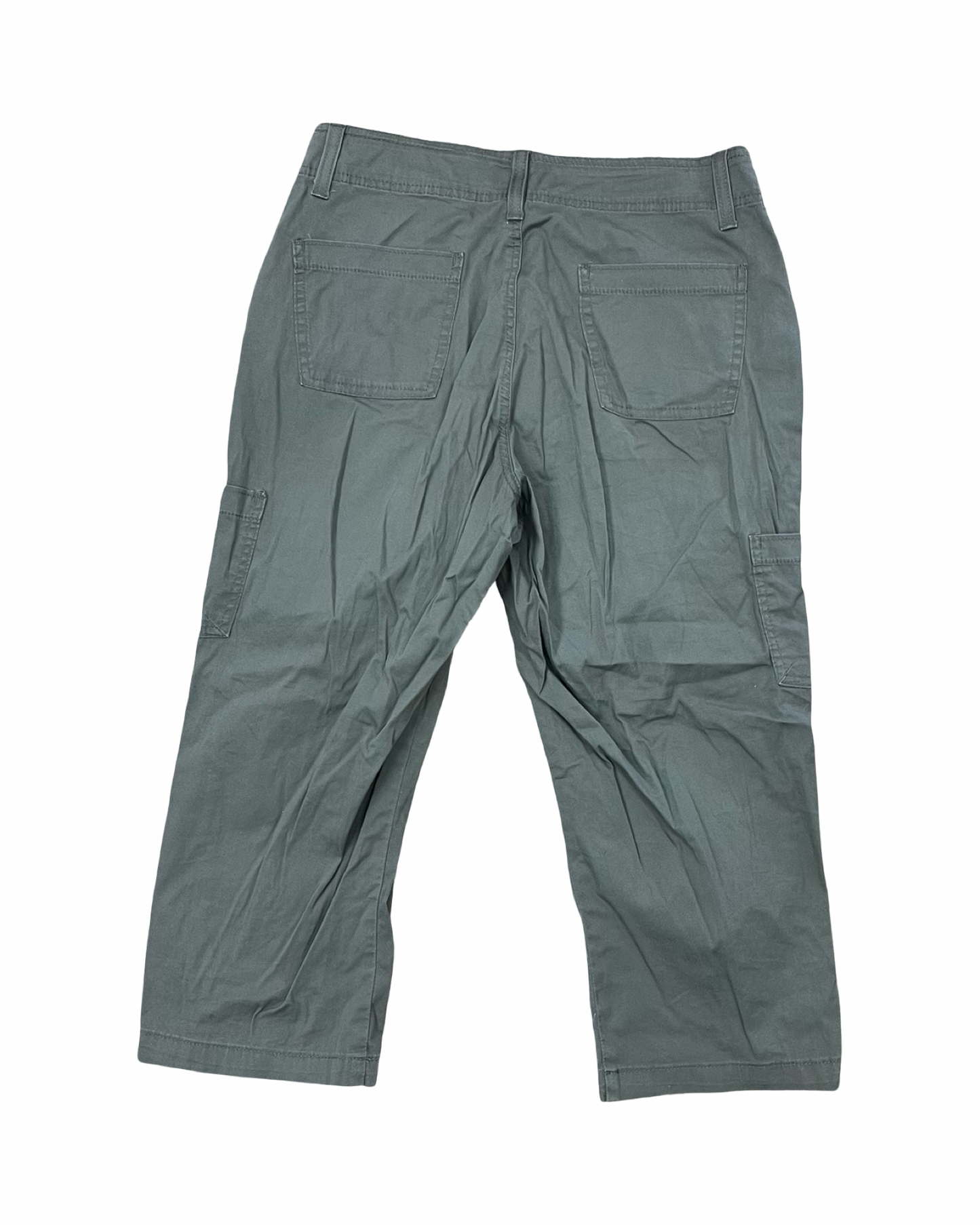 Pants Cropped By Riders In Green, Size:8