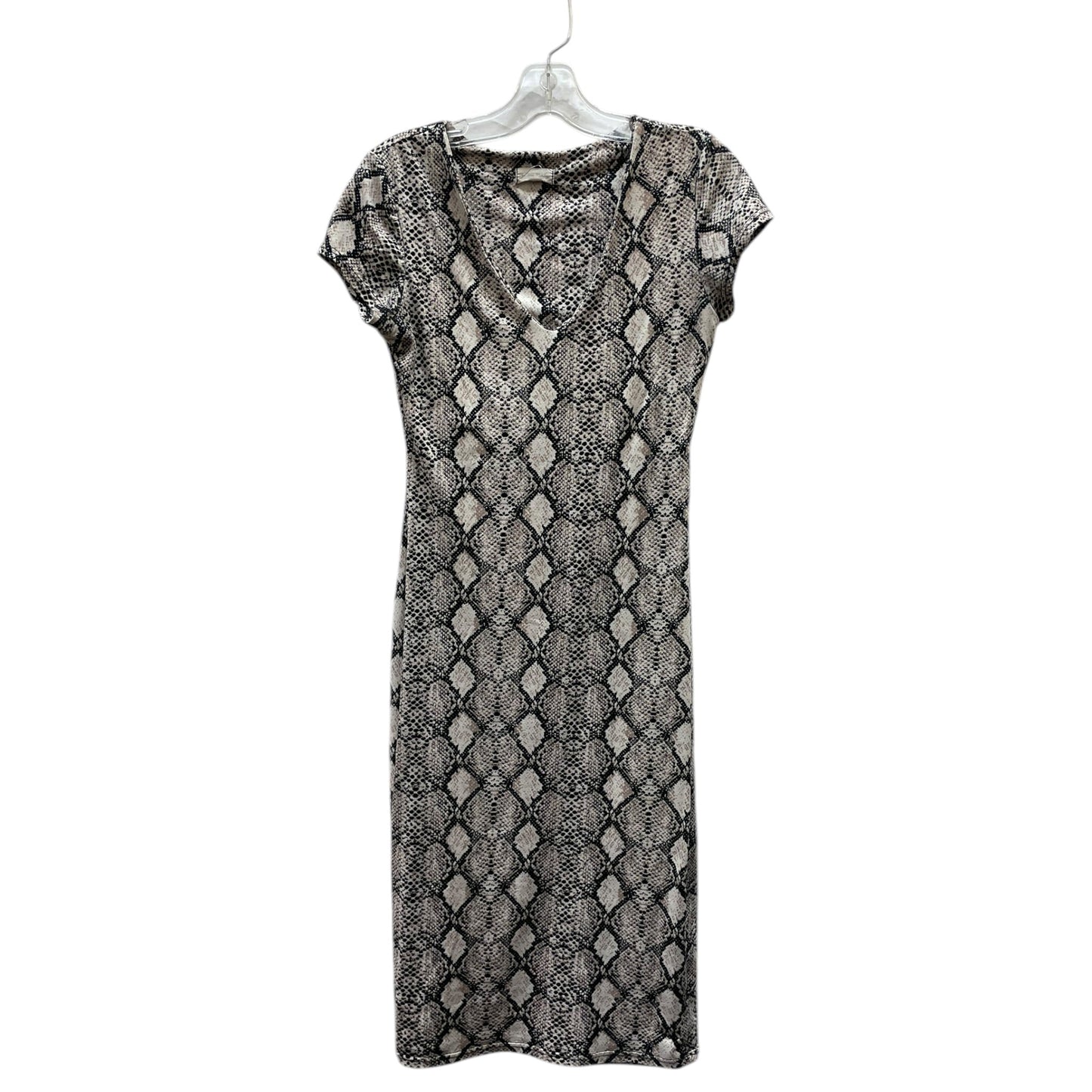 Dress Casual Maxi By See You Monday In Animal Print, Size:L