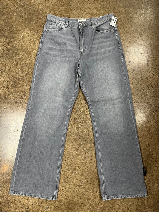 Jeans Wide Leg By We The Free In Grey Denim, Size:14