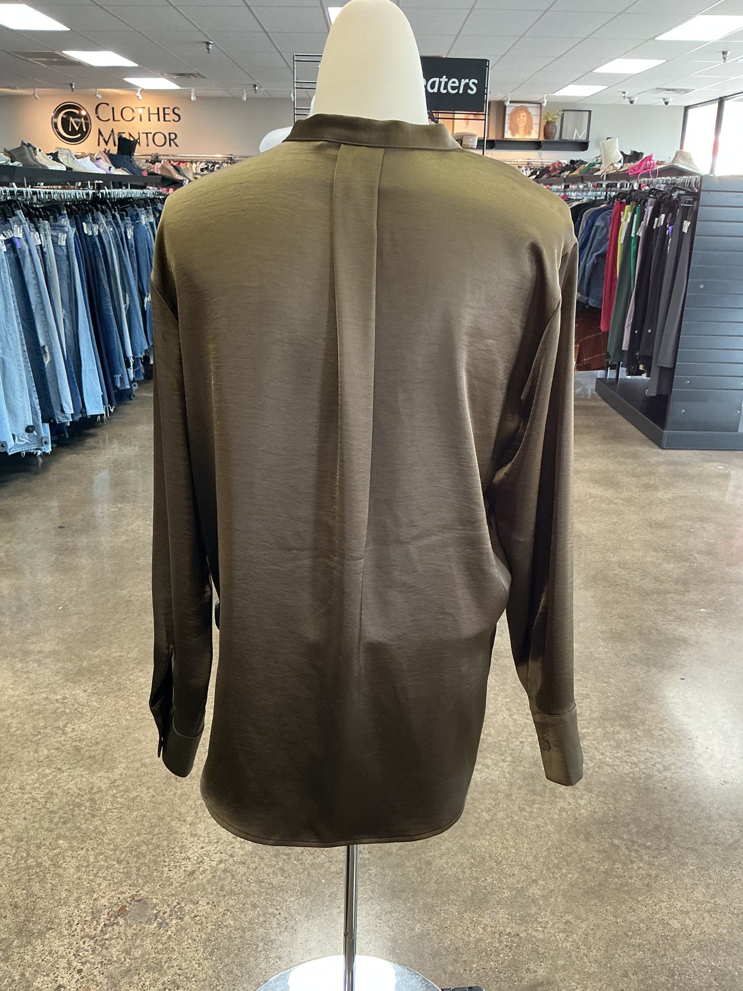 Top Ls By Banana Republic In Green, Size:S