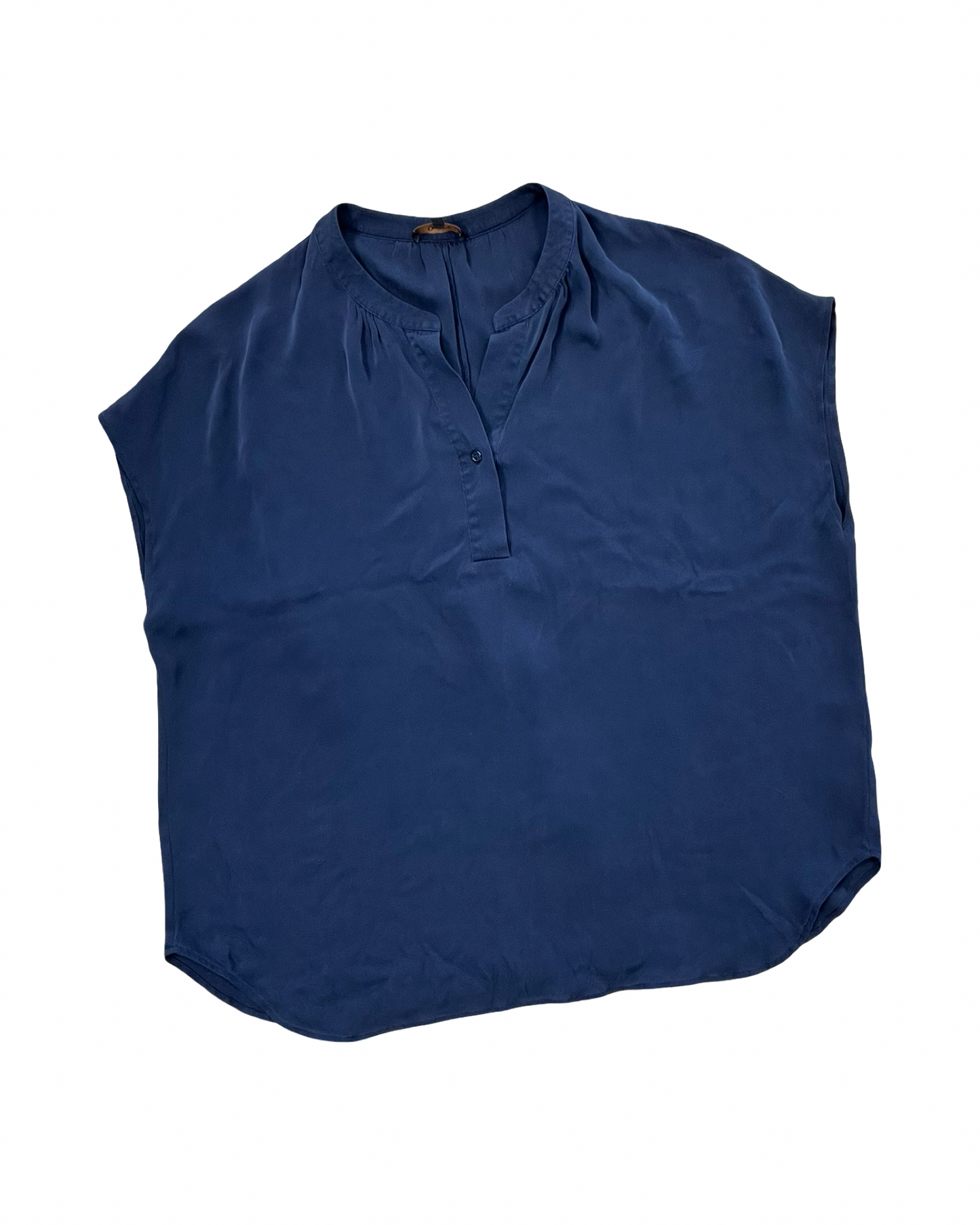 Top Ss By Quince In Blue, Size:Xl