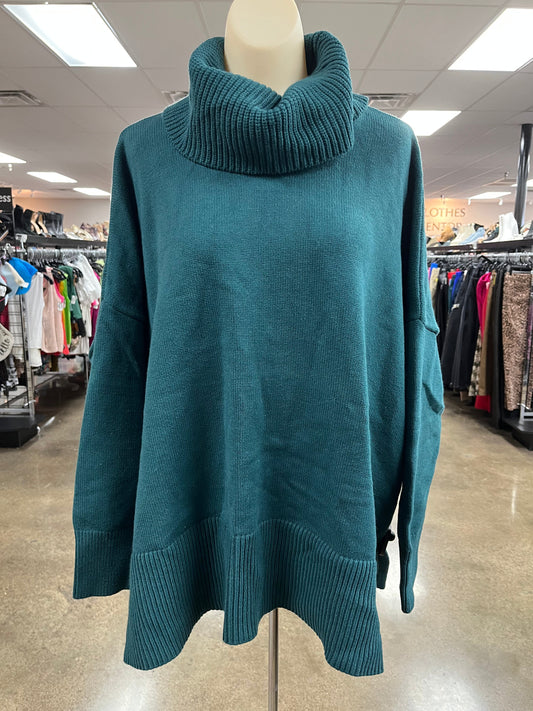 Sweater By Loft In Green, Size:L