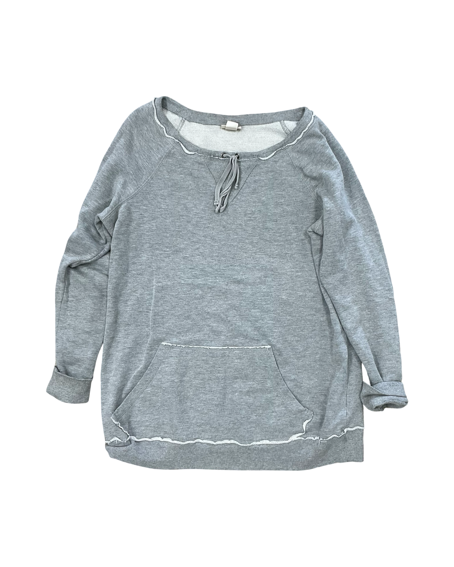 Sweatshirt Crewneck By Mossimo In Grey, Size:L