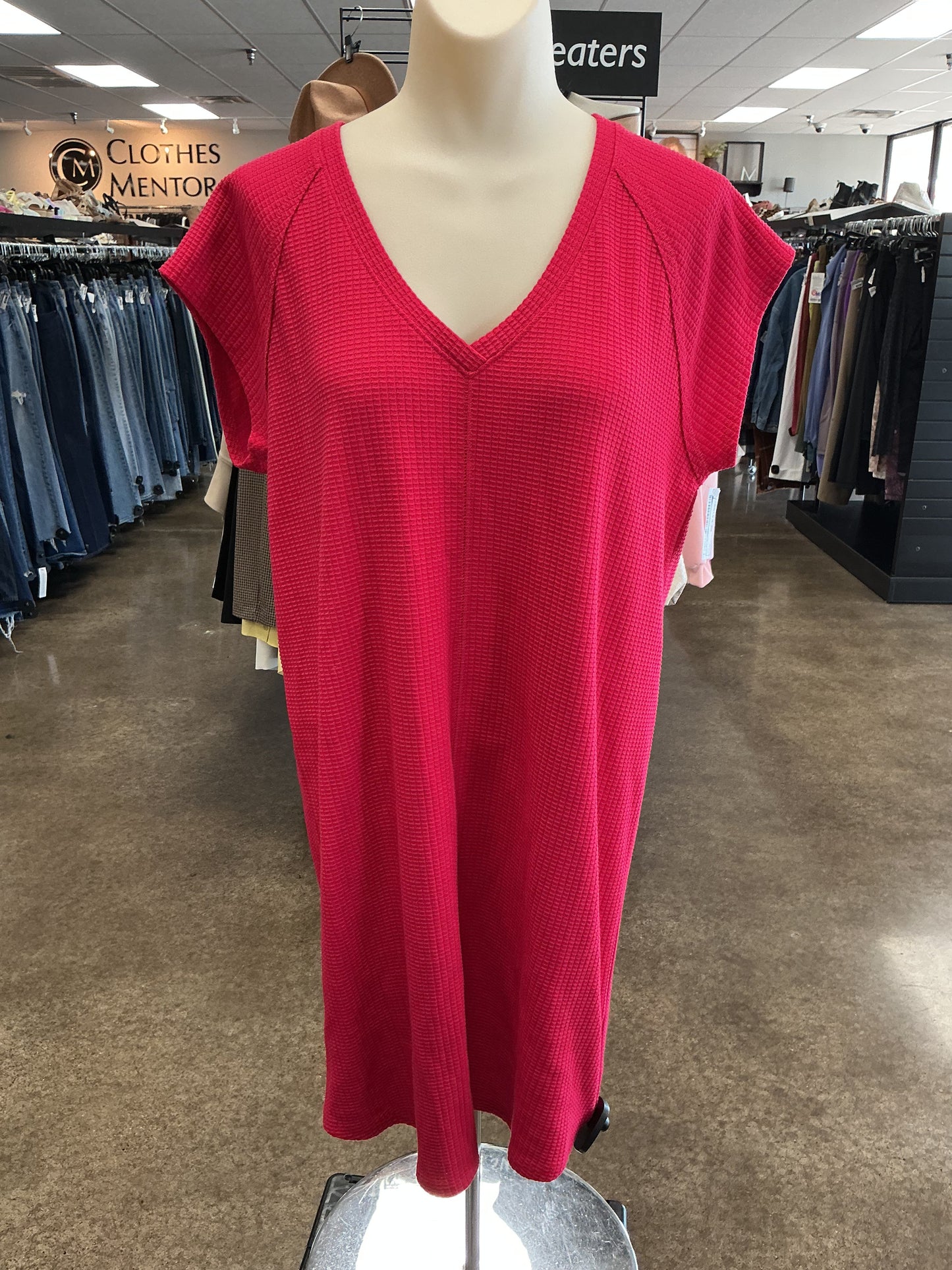 Dress Casual Short By Lilla P In Red, Size:M