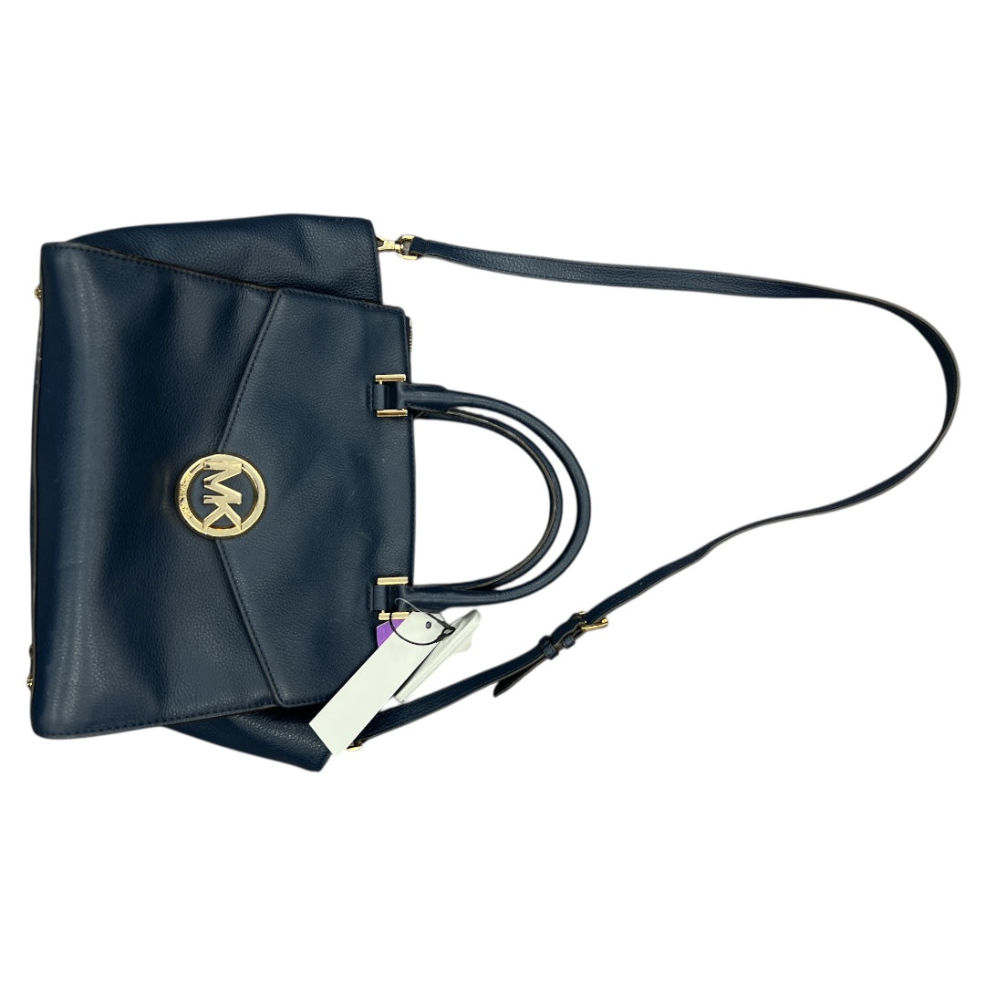 Handbag By Michael By Michael Kors In Blue, Size:Large