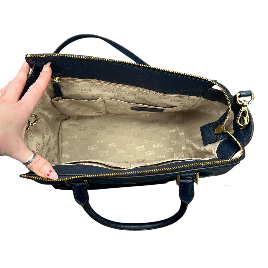 Handbag By Michael By Michael Kors In Blue, Size:Large