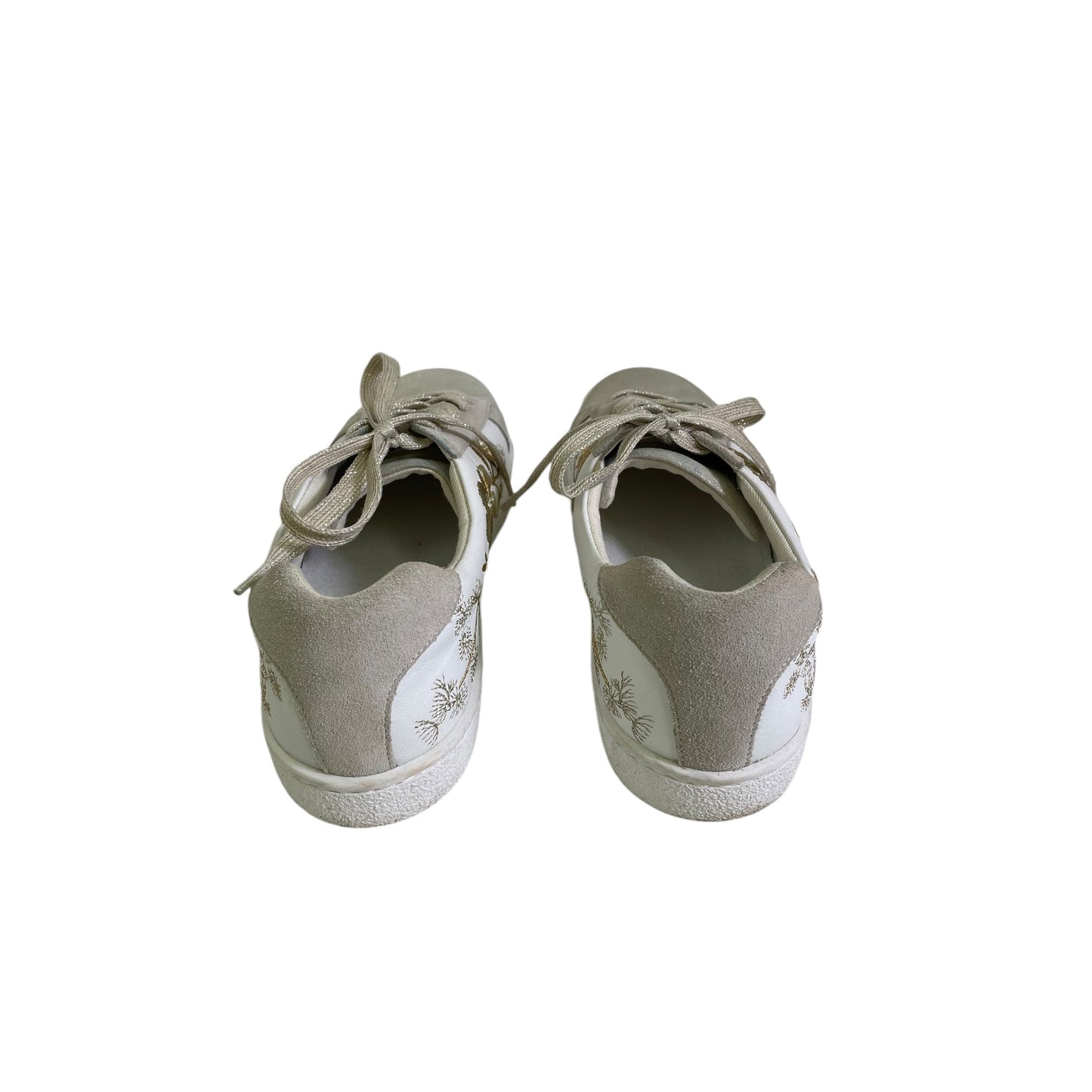 Shoes Sneakers By Johnny Was In Cream, Size:8.5