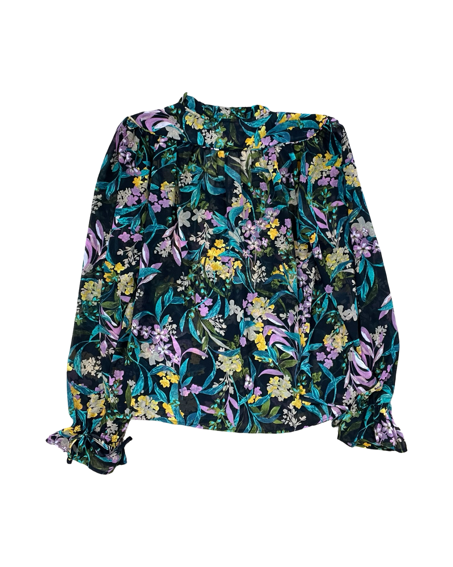 Top Ls By Dress Forum In Floral Print, Size:S