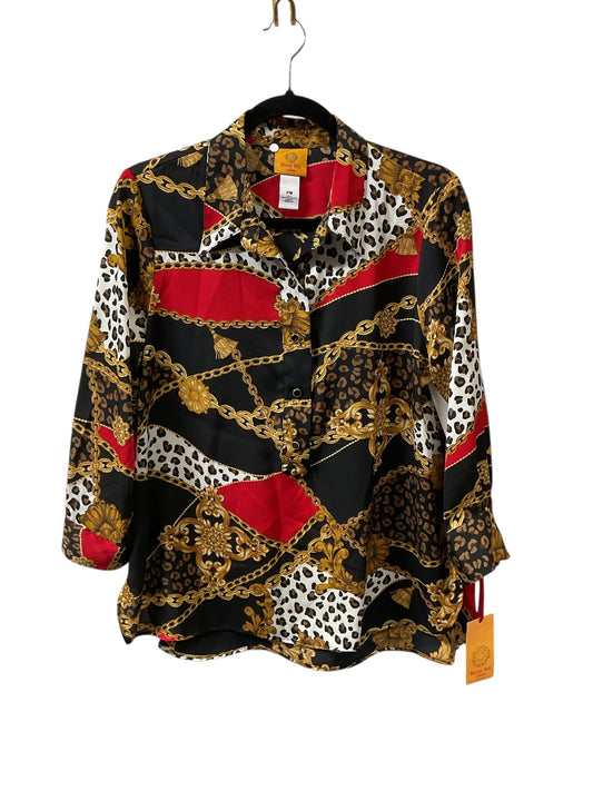 Top Ls By Ruby Rd In Black & Red, Size:M