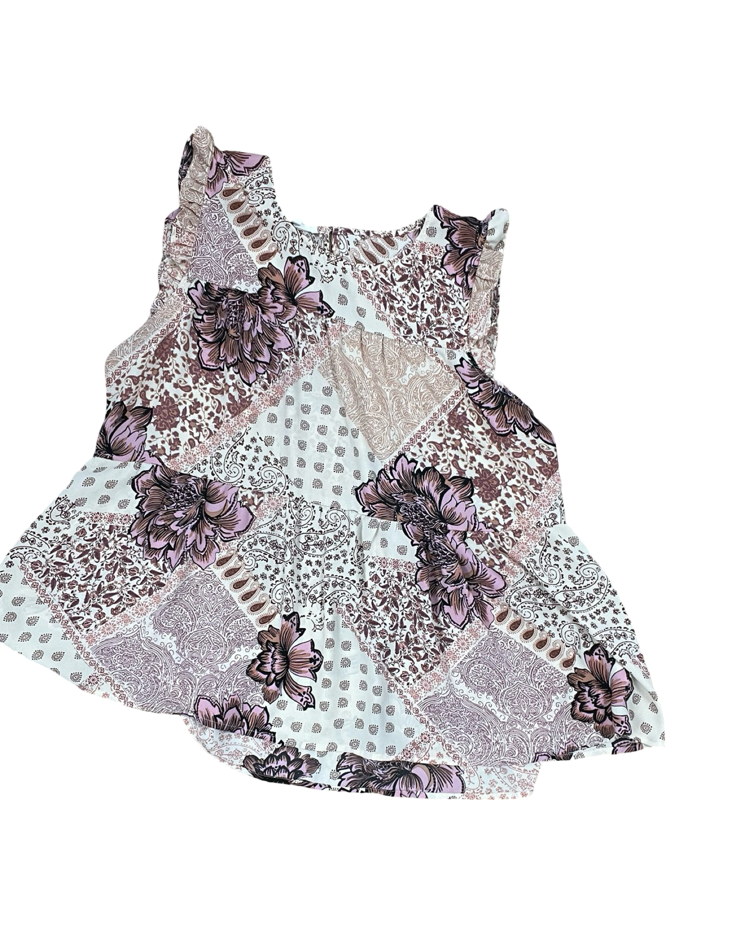 Top Sleeveless By Maurices In Peach, Size:L