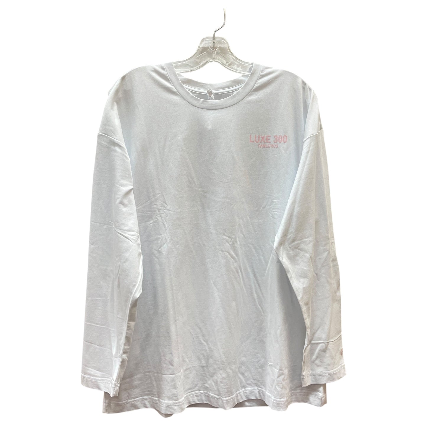 Athletic Top Ss By Fabletics In White, Size:M