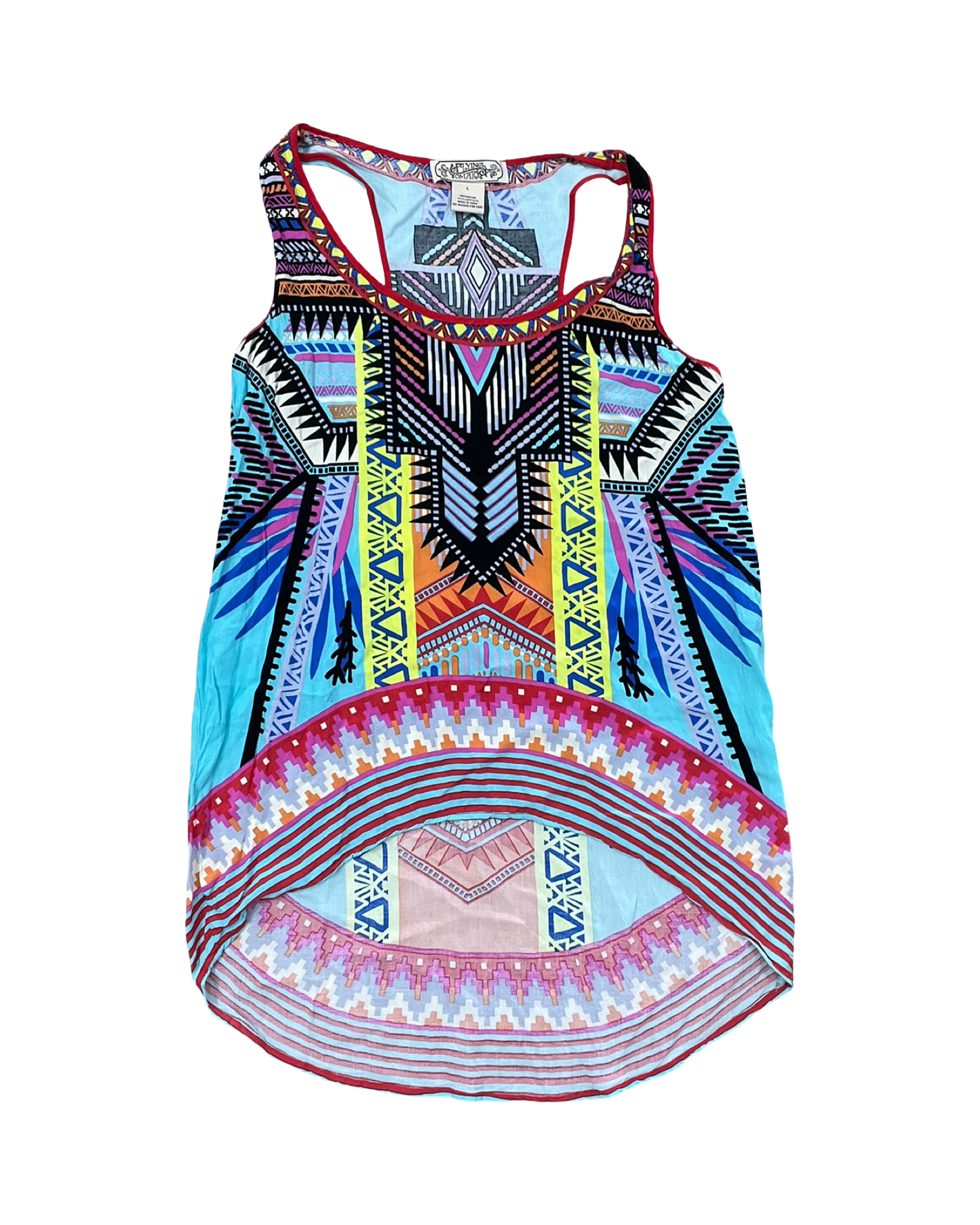 Top Sleeveless By Flying Tomato In Multi, Size:L