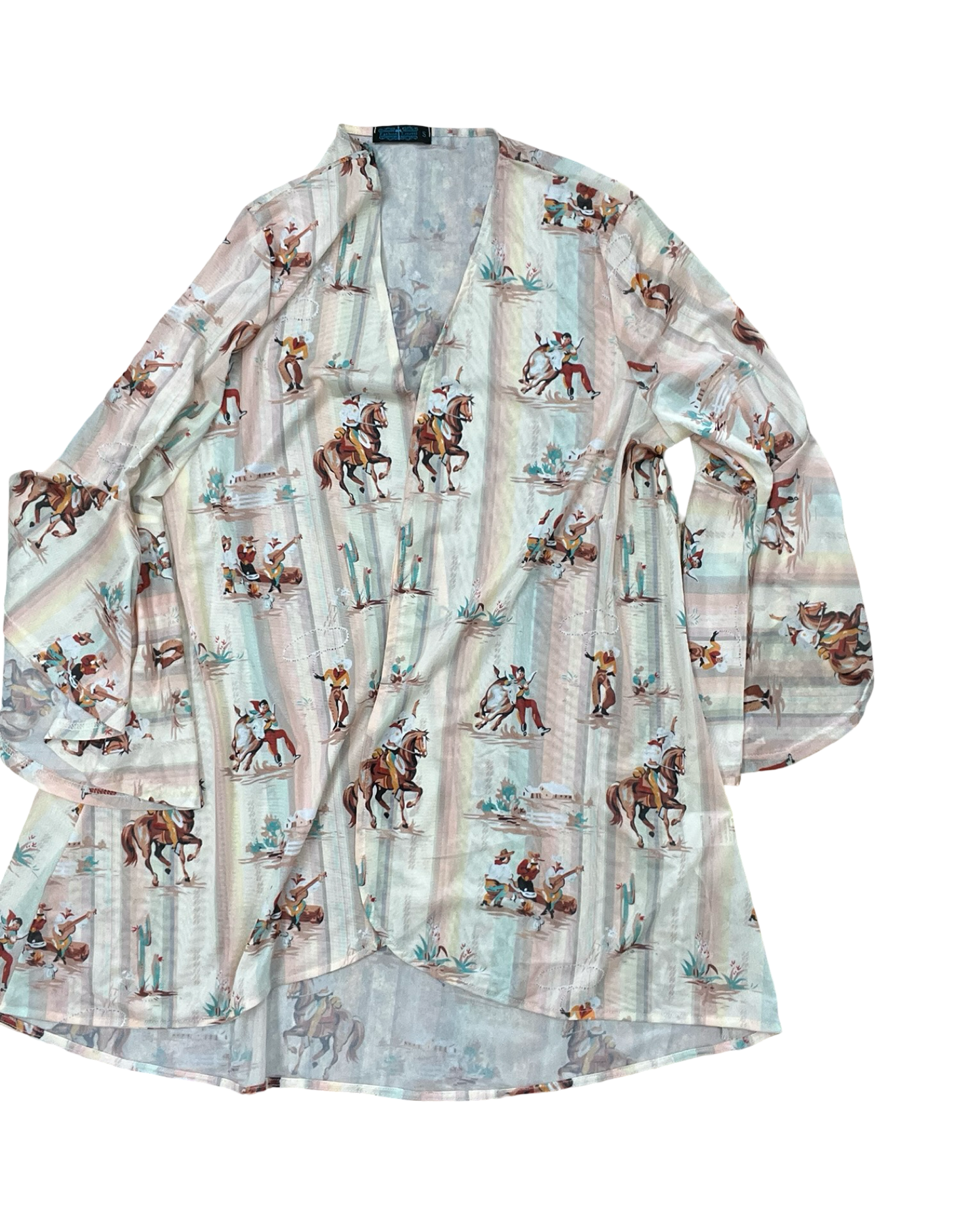 Cardigan By Clothes Mentor In Cream, Size:S