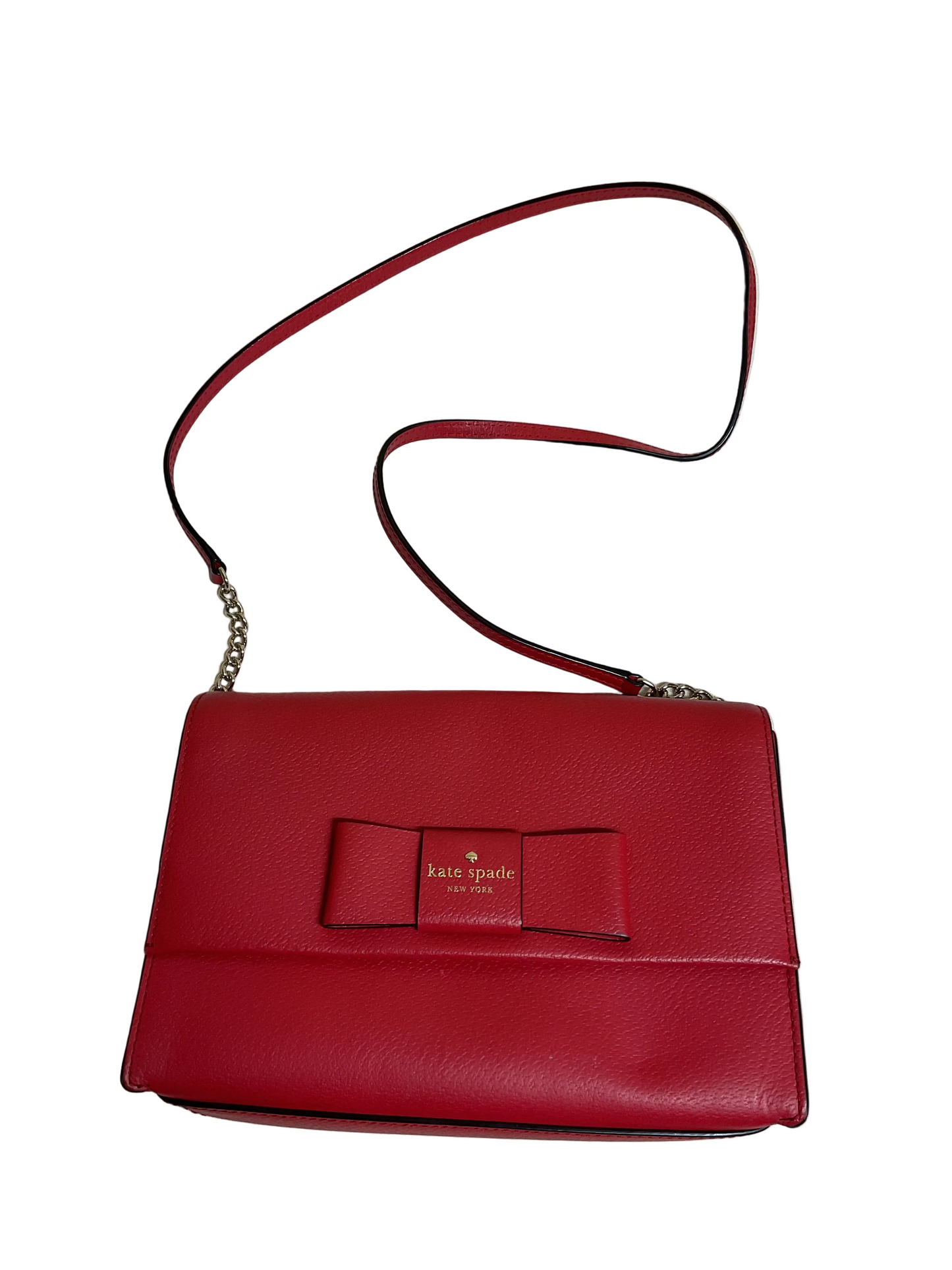 Crossbody Designer By Kate Spade In Red, Size:Small