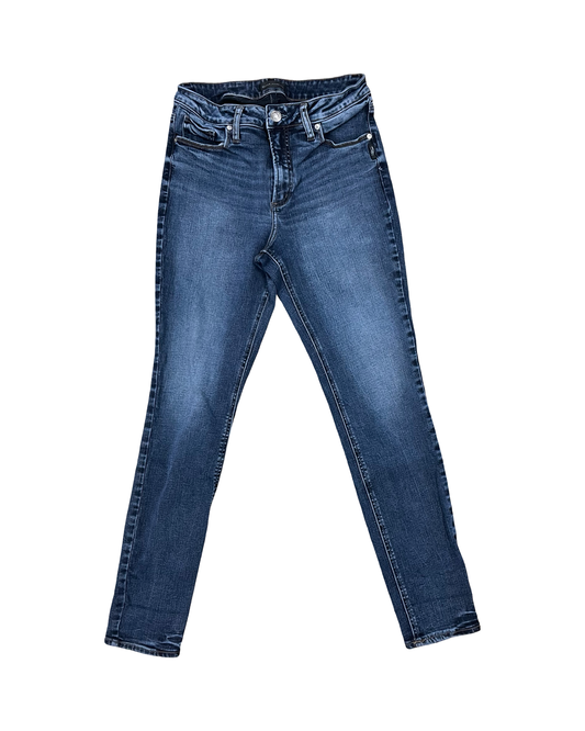 Jeans Skinny By Silver In Blue Denim, Size:10