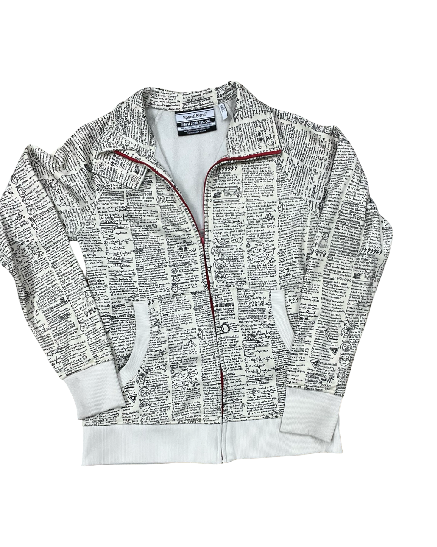 Jacket Other By Clothes Mentor In Black & Cream, Size:L