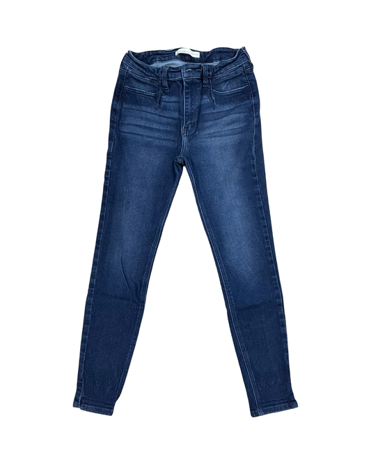 Jeans Skinny By Kancan In Blue Denim, Size:6