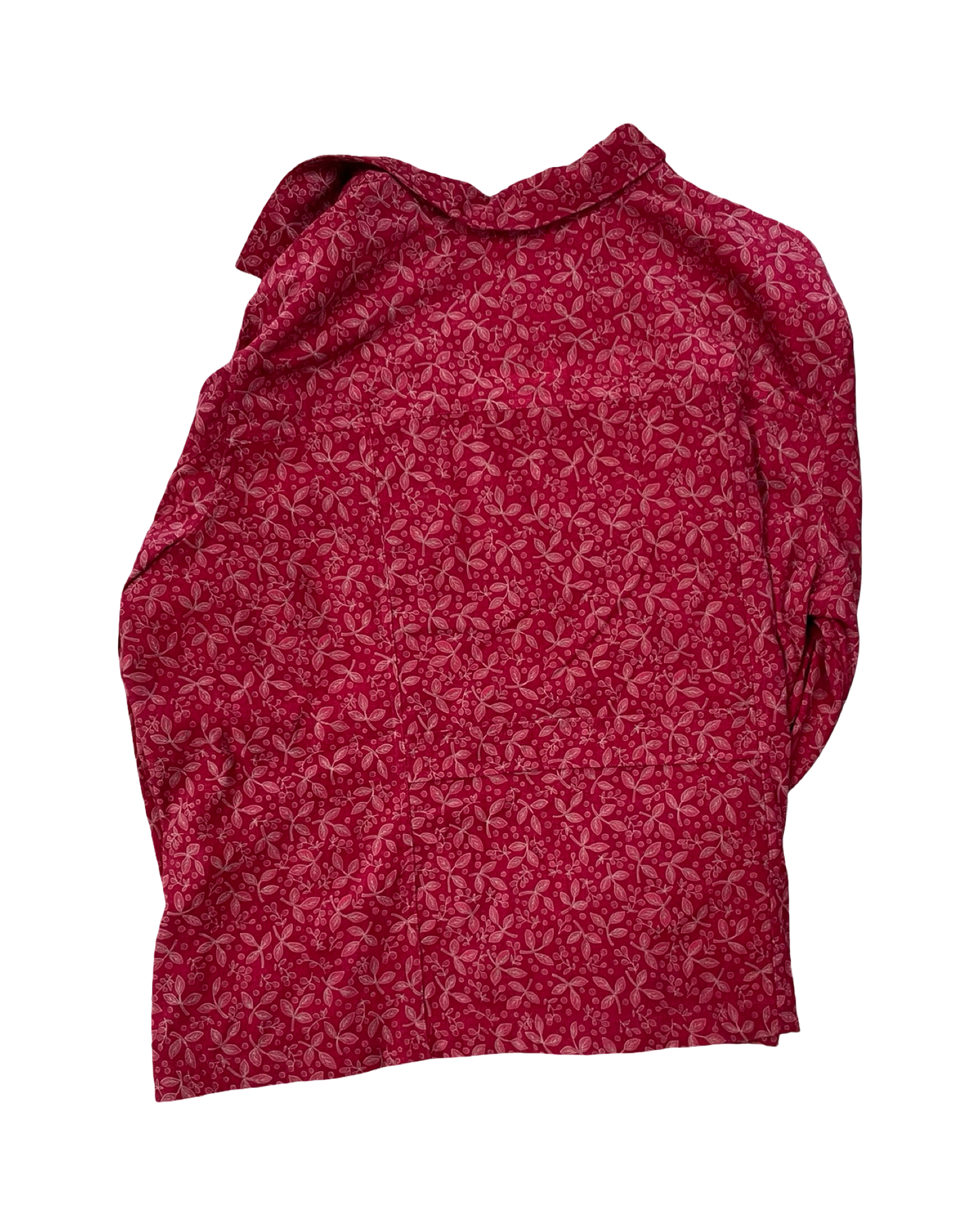 Blouse Ls By Christopher And Banks In Red, Size:3X