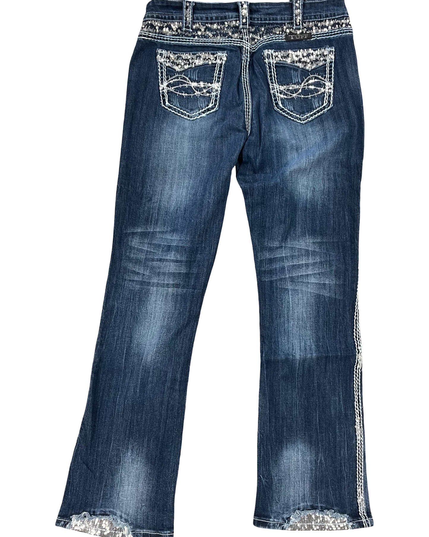 Jeans Boot Cut By Clothes Mentor In Blue Denim, Size:10